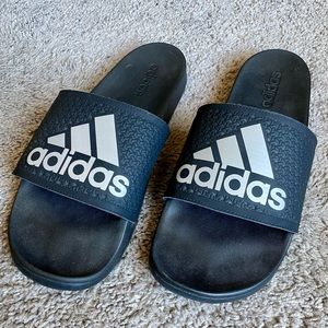 Adidas Black Adilette CF Sliders Men’s Size 13